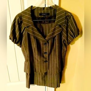 Nine West, like NEW, 2-piece striped suit